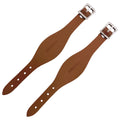 Leather Stirrup Hobble Straps with Stainless Steel Buckle M220