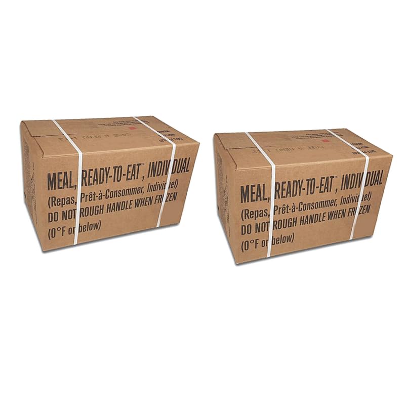 MRE Meals Ready to Eat A and B Bundle Cases Emergency Food M579825
