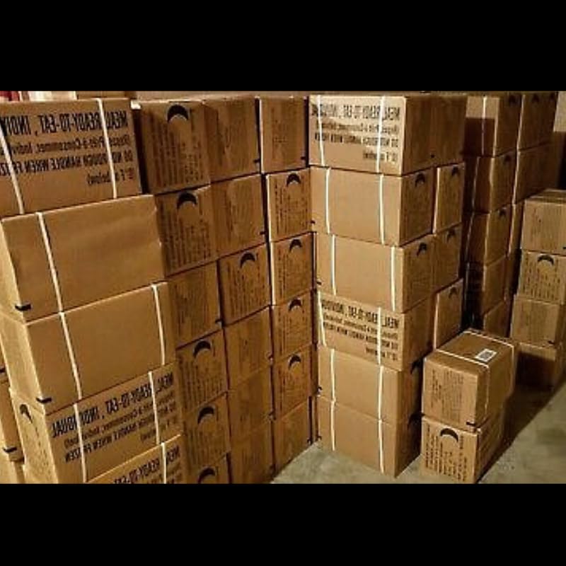 MRE Meals Ready to Eat A and B Bundle Cases Emergency Food M579825