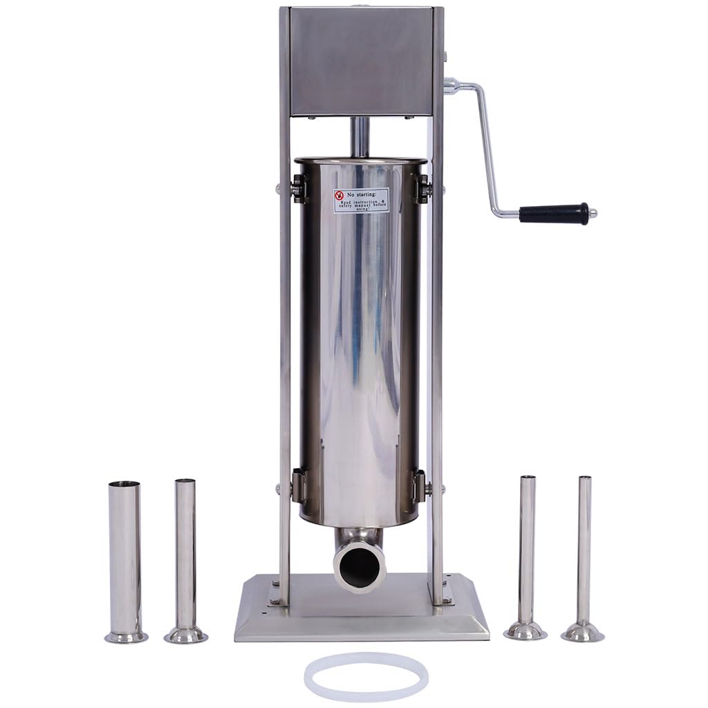 7L Stainless Steel Manual Vertical Sausage Stuffer F259