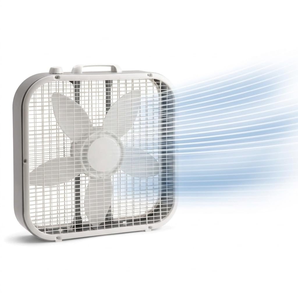 20 Inch 3 Speed Weather Resistant Box Fan C649630
