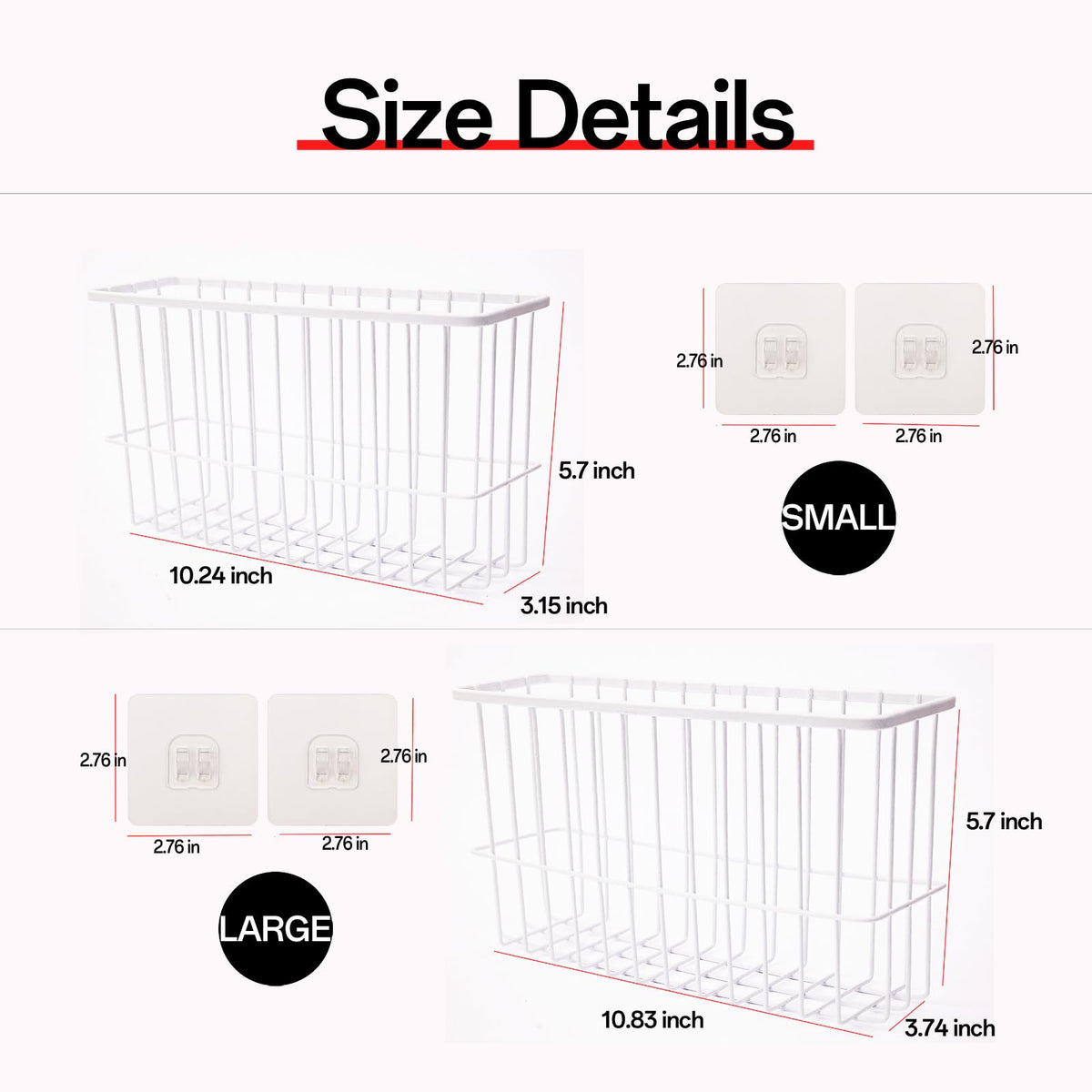 2 Piece Kitchen Cabinet Door Storage Box Y759