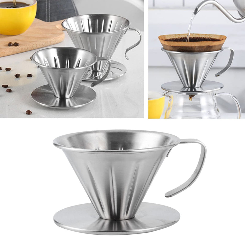 Pour over Stainless Steel Reusable Coffee Dripper Q49442