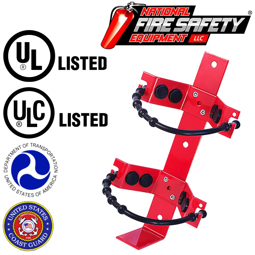 2.5 Lb, 5 Lb Car Fire Extinguisher Bracket With Cords G421