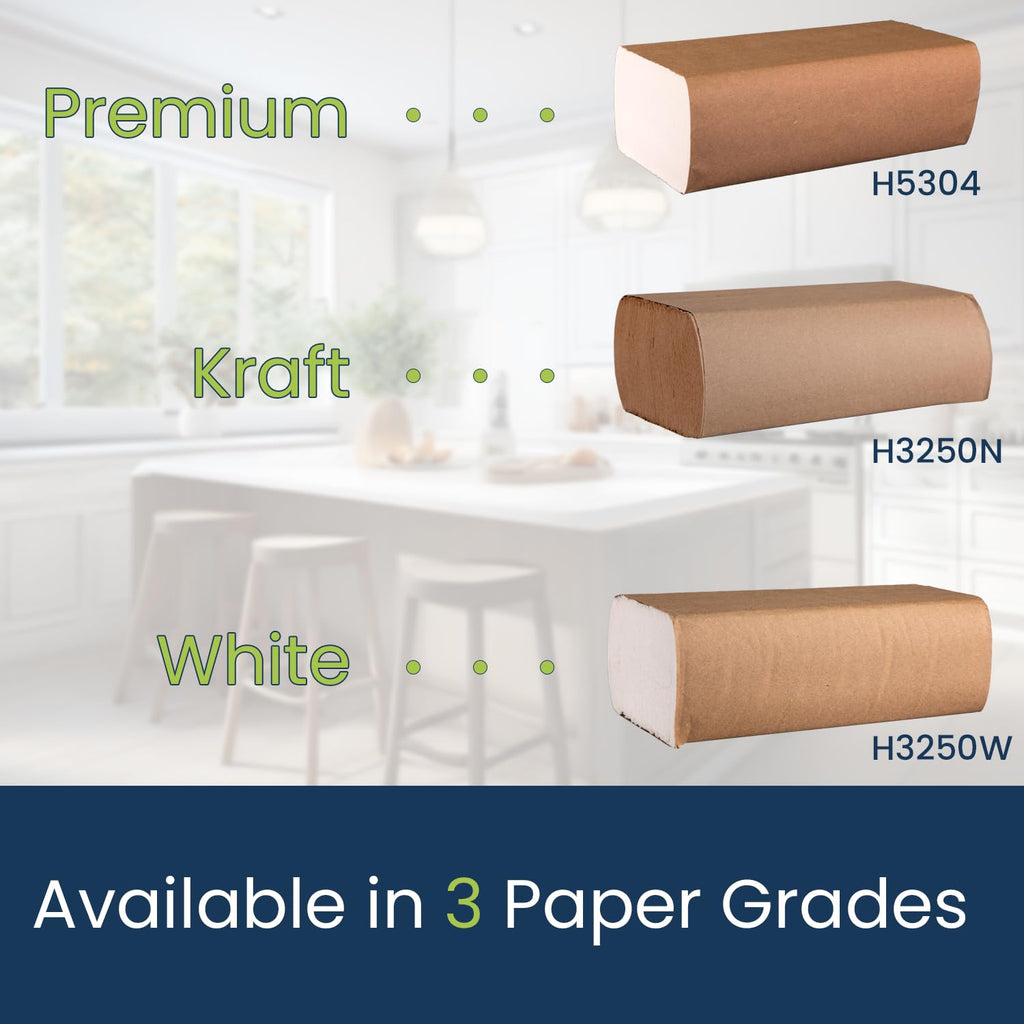 Multifold Paper Towels, White, 4,000 Sheets/Case K86356