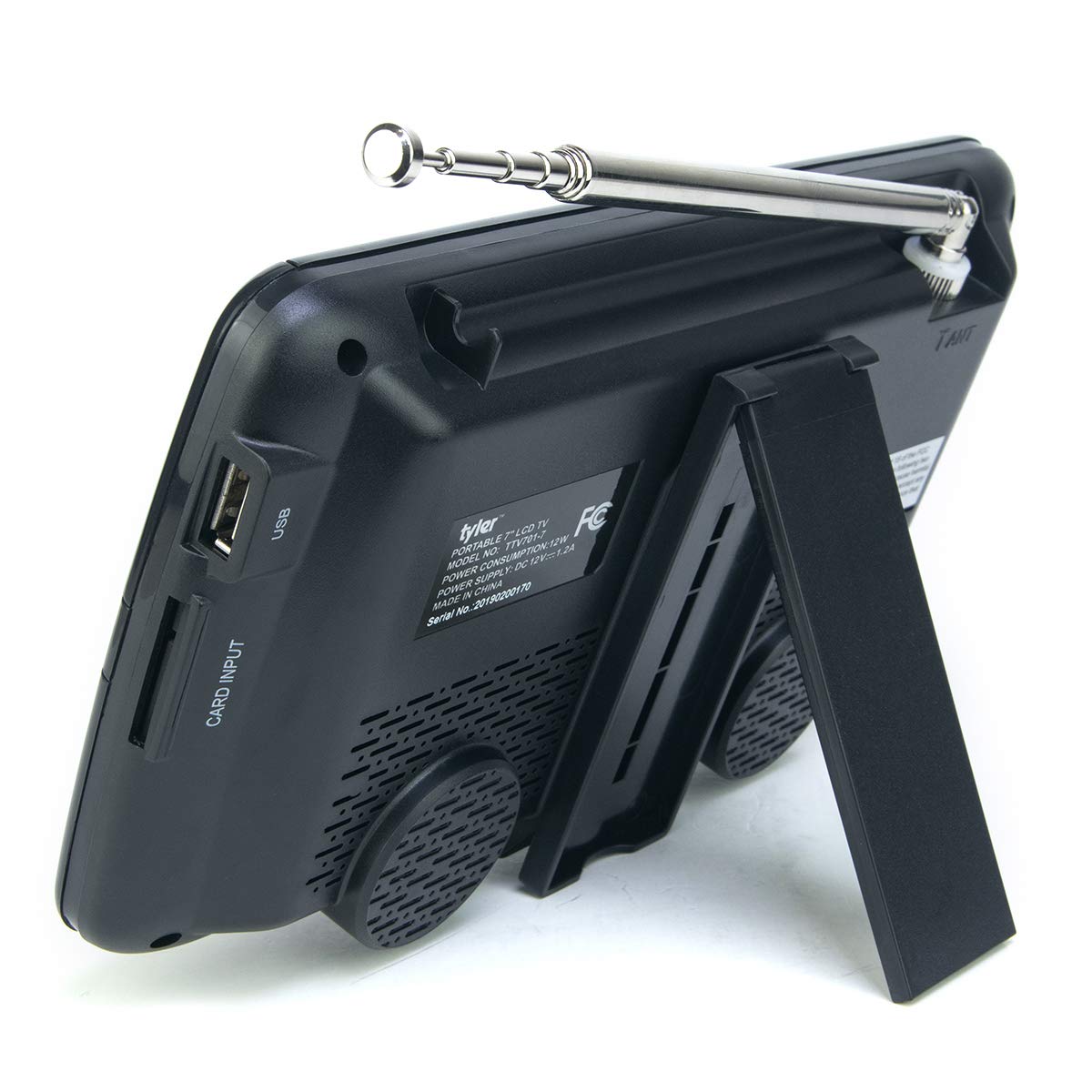 7" Portable LCD TV Rechargeable Battery HD-TV USB HDMI R2239
