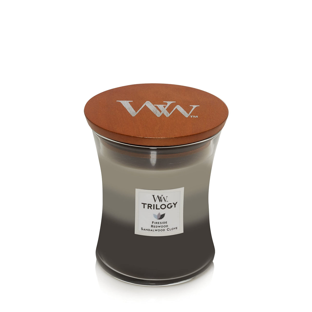 Scented Candle, 16oz Soy Blend Wax Wood Wick U246662