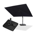 Navy Blue Cantilever Umbrella with Base I6812