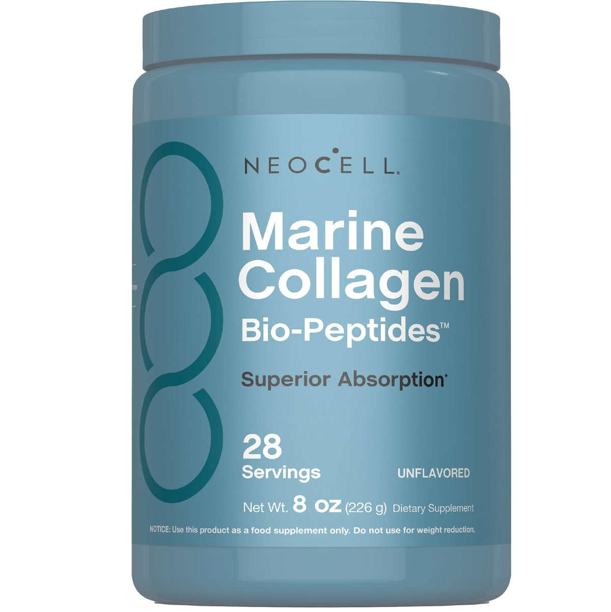 Marine Collagen Peptides Powder 8 oz Unflavored E304685