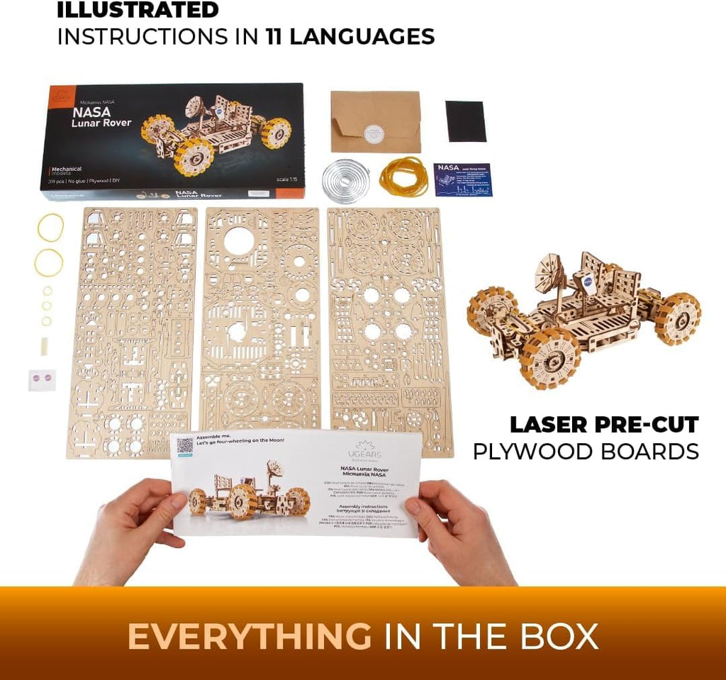 3D Wooden Mechanical Puzzle 319-Parts I310