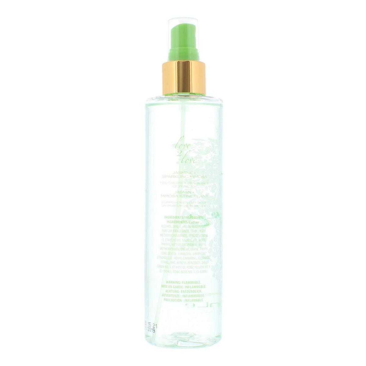 Jasmine Sparkling Mimosa Fragrance Mist Eau de Toilette Spray 8 Fluid Ounce B895