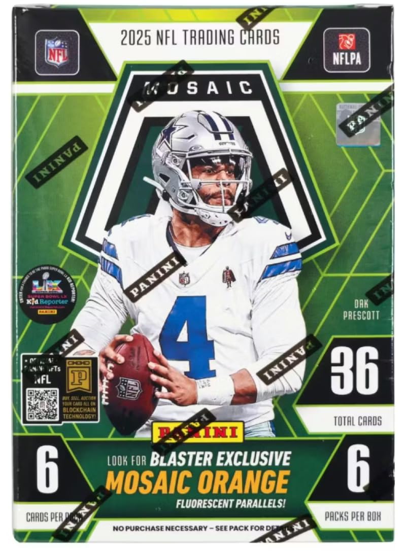 Football Trading Cards Blaster Box B89980