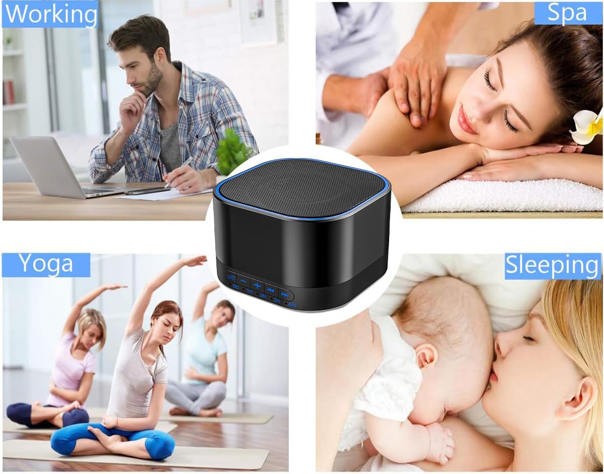 White Noise Machine with 20 Non Looping Sounds F81588