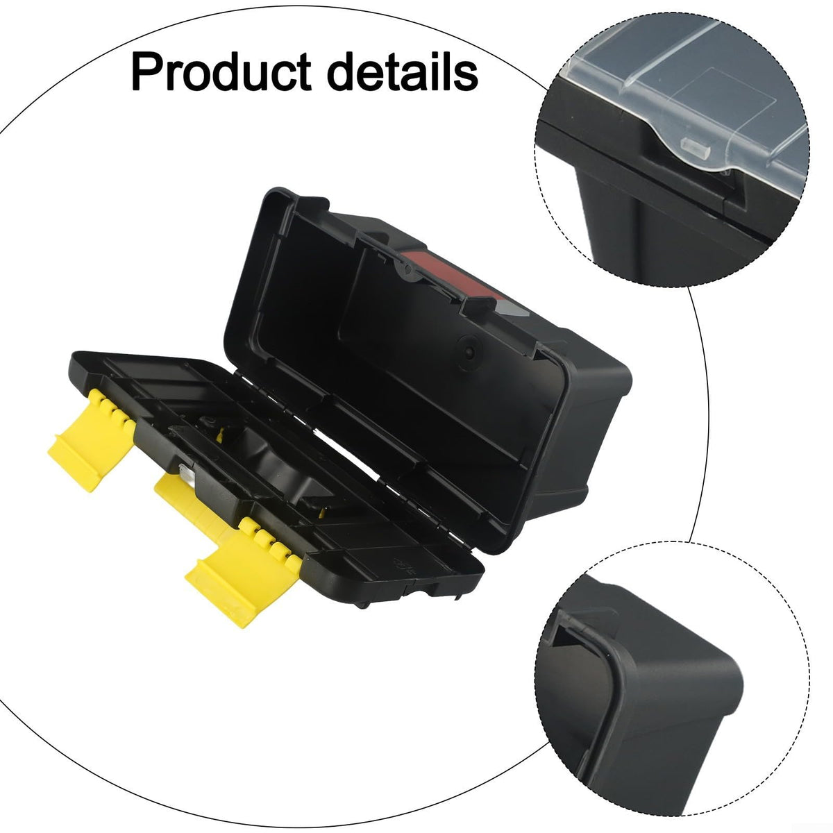 10-Inch Two-Layer Plastic Toolbox H1736
