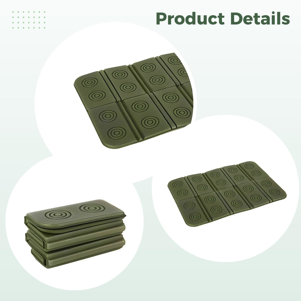 2 Pcs Waterproof Folding Foam Camping Mat Seat Cushion L198