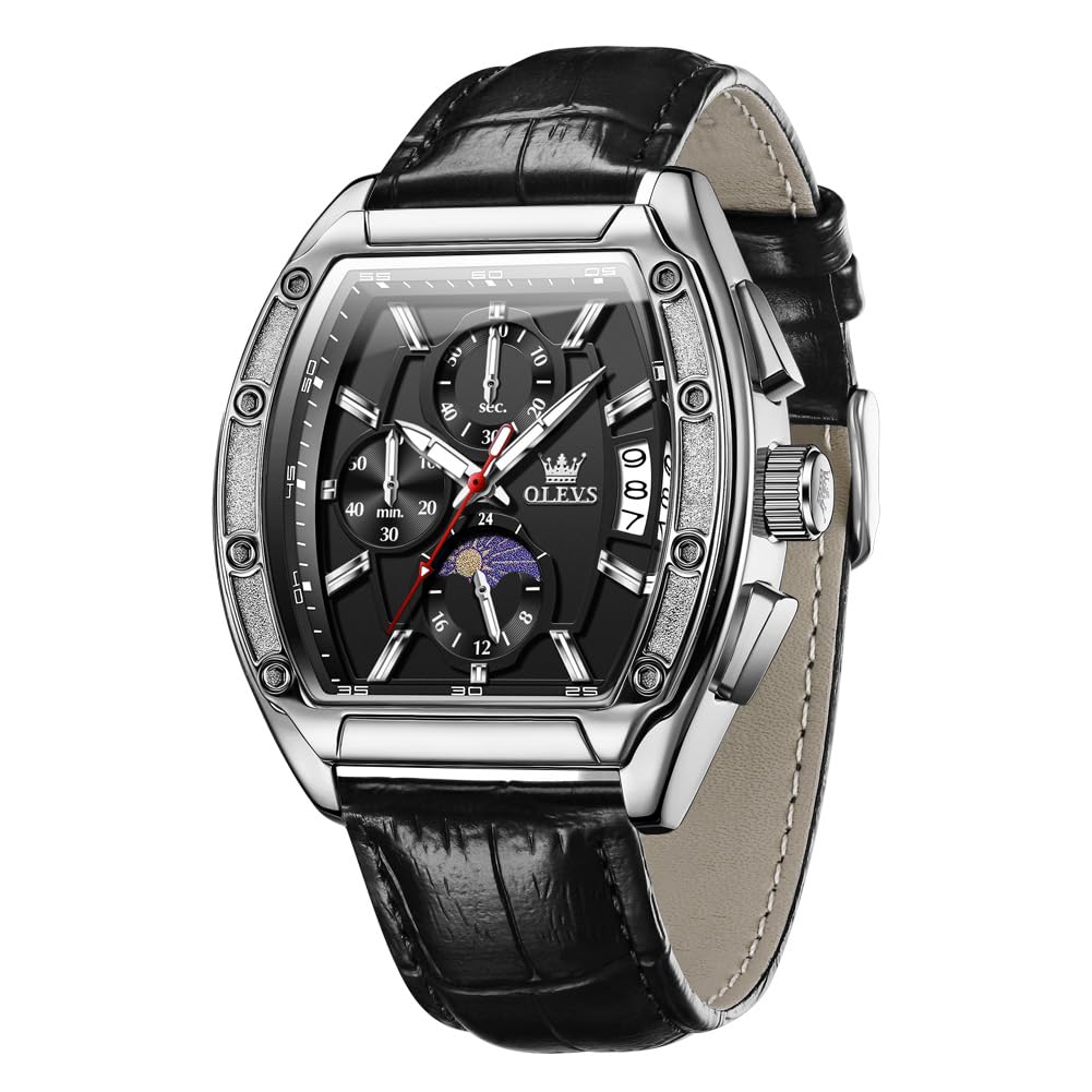 Men's Chronograph Moon Phase Waterproof Watch Y342