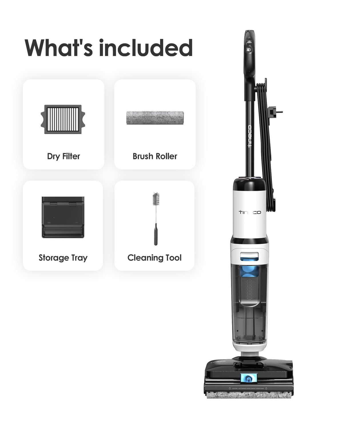 3-in-1 Wet Dry Vacuum Mop with Steam Function Q457