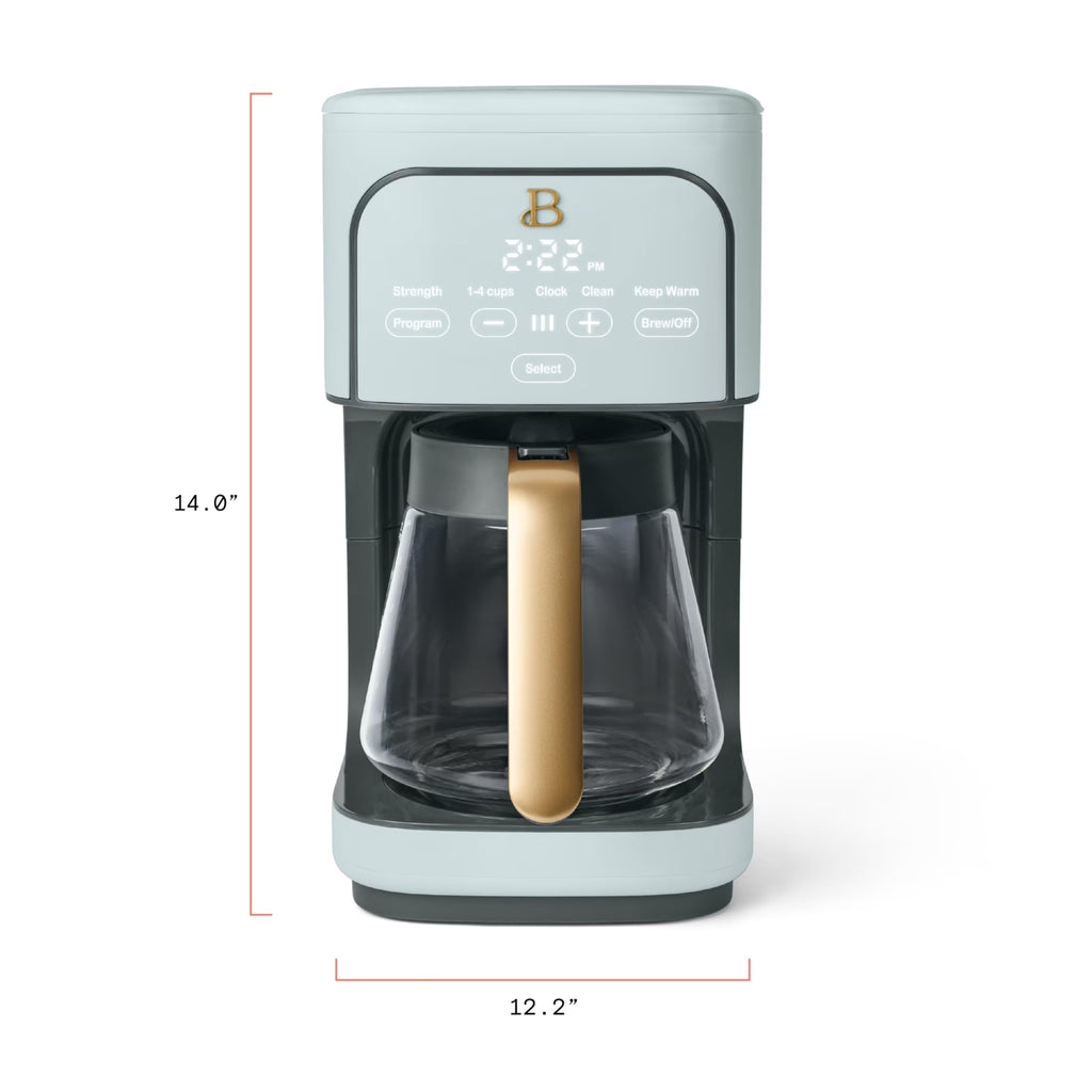 12-Cup Programmable Coffee Maker with Glass Carafe O1052