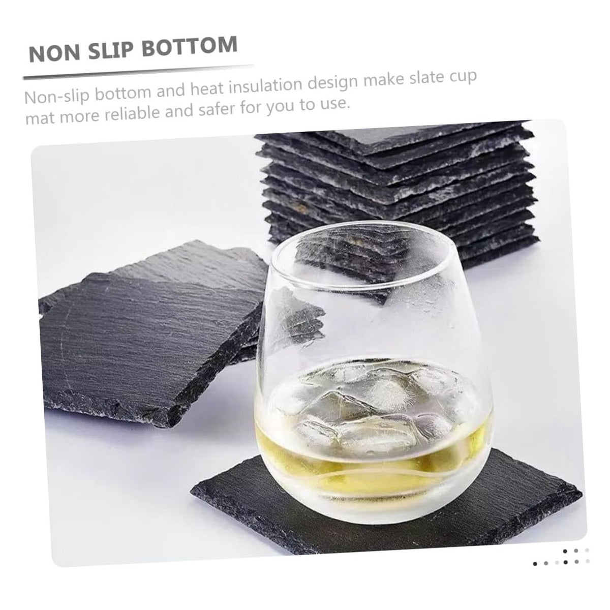 12pcs Natural Coasters R396738