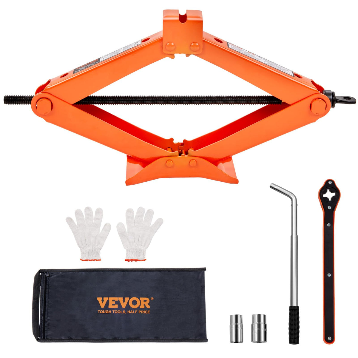 2.5 Ton Scissor Car Jack with Lifting Range A827