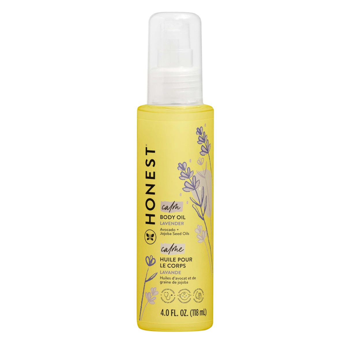 Hypoallergenic Lavender Infused Body Oil 4.0 fl oz C8941
