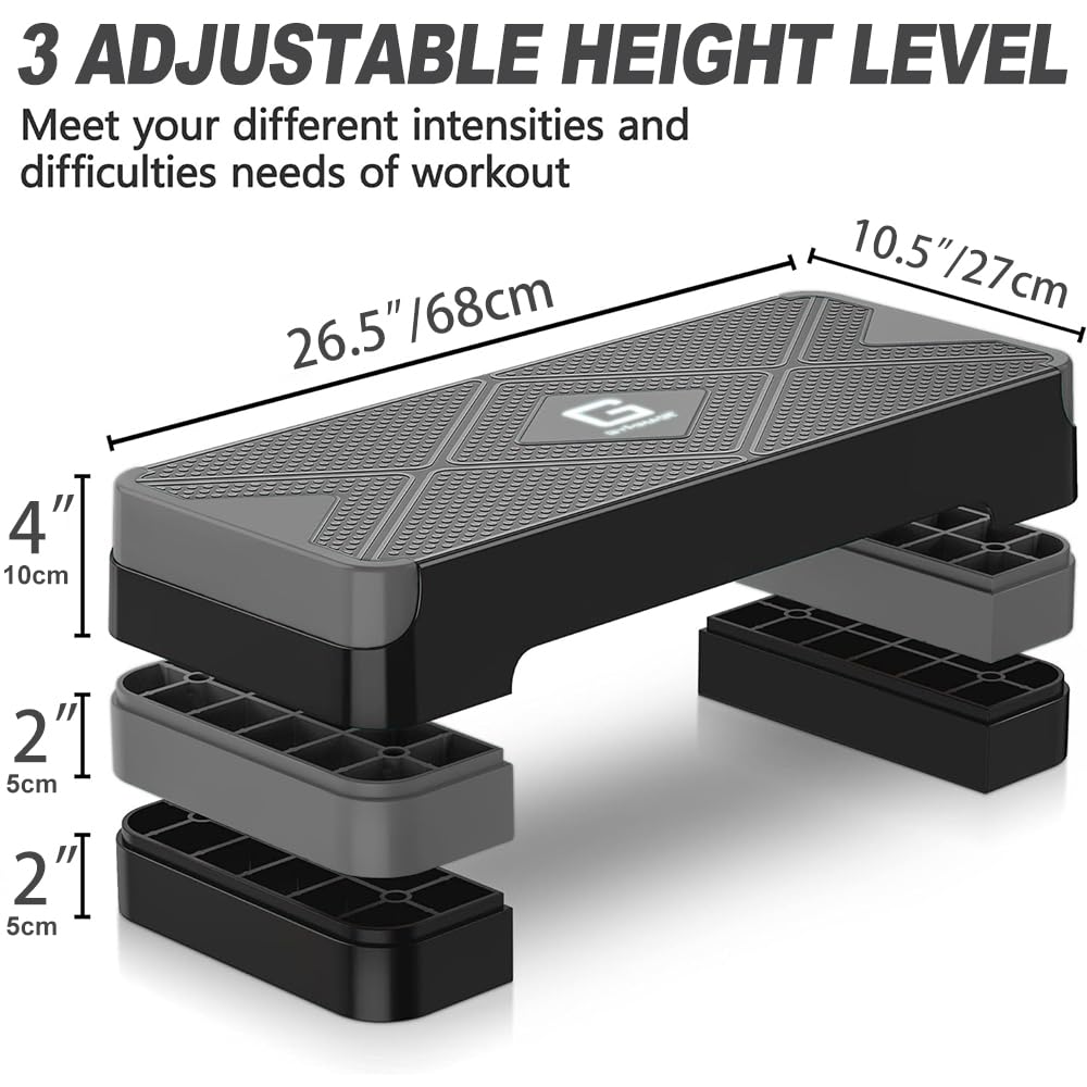 Aerobic Exercise Step, Adjustable Height X185