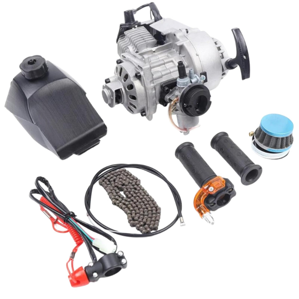 49CC 2-Stroke Gasoline Engine Motor Kit with Fuel Tank T28053