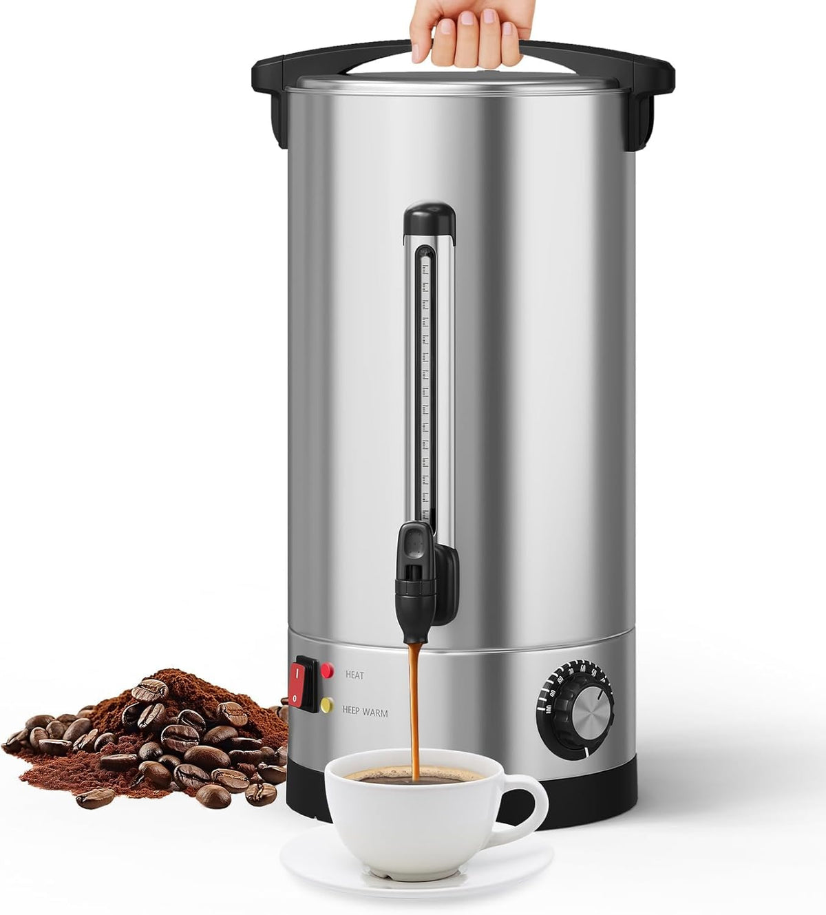 70 Cup Stainless Steel Commercial Coffee Urn K47460