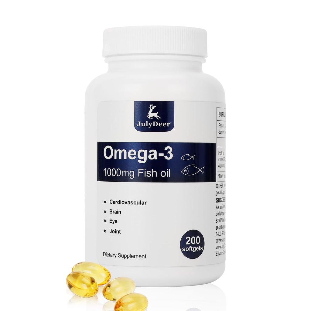 Omega 3 Fish Oil 1000 mg 200 Softgels N4854