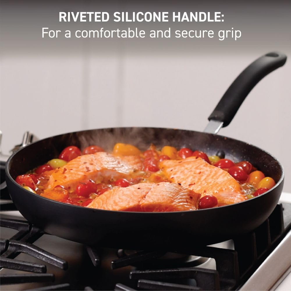Hard Anodized Nonstick Fry Pan Set, 2-Pack B779550