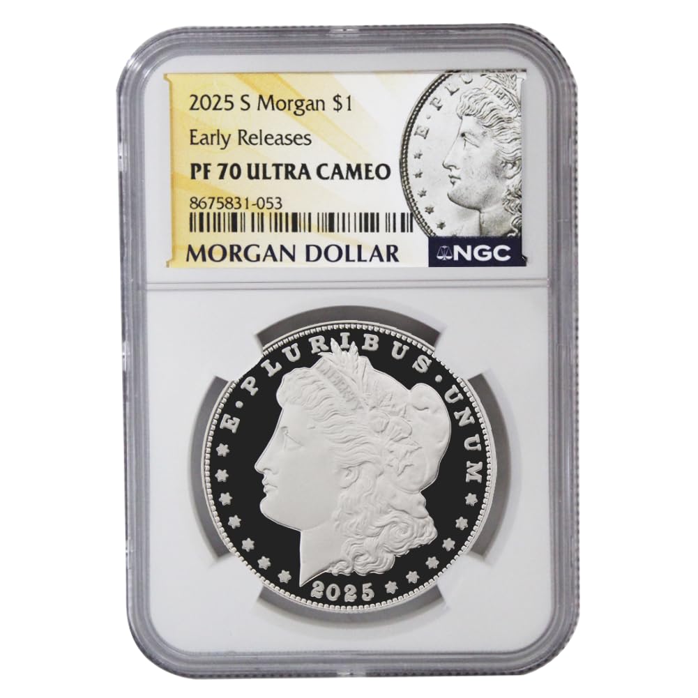 American Silver Morgan Dollar Coin PF-70 Ultra Cameo S321
