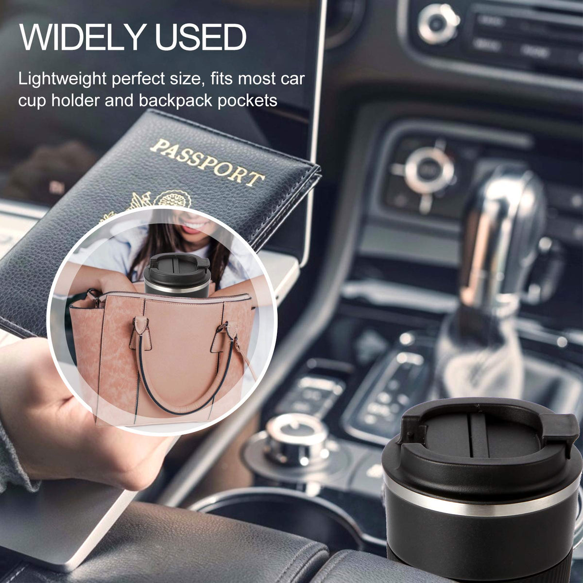 2 Pack 17oz Insulated Travel Coffee Mug with Lid S994640