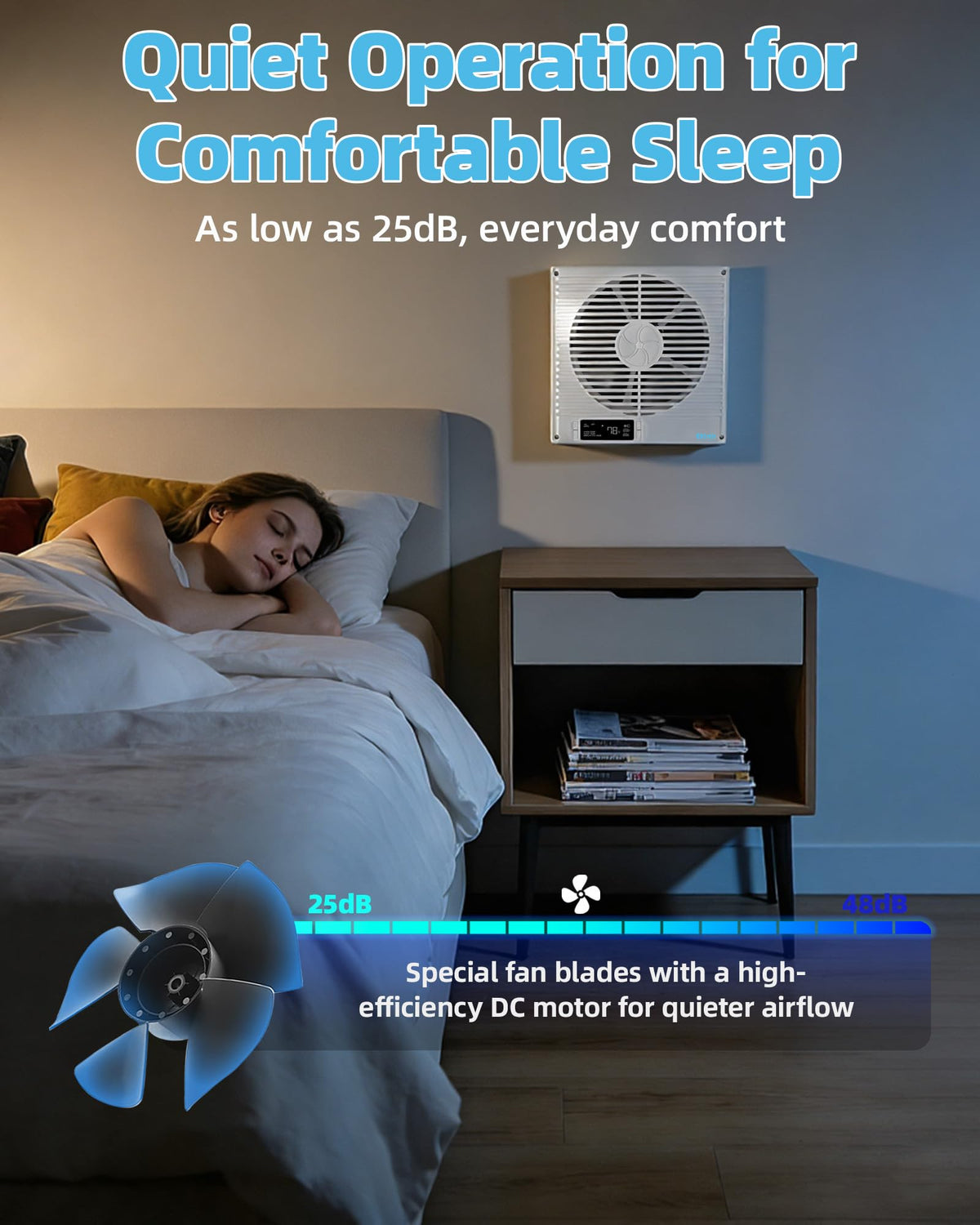 8" Room to Room Fan with Remote C4539