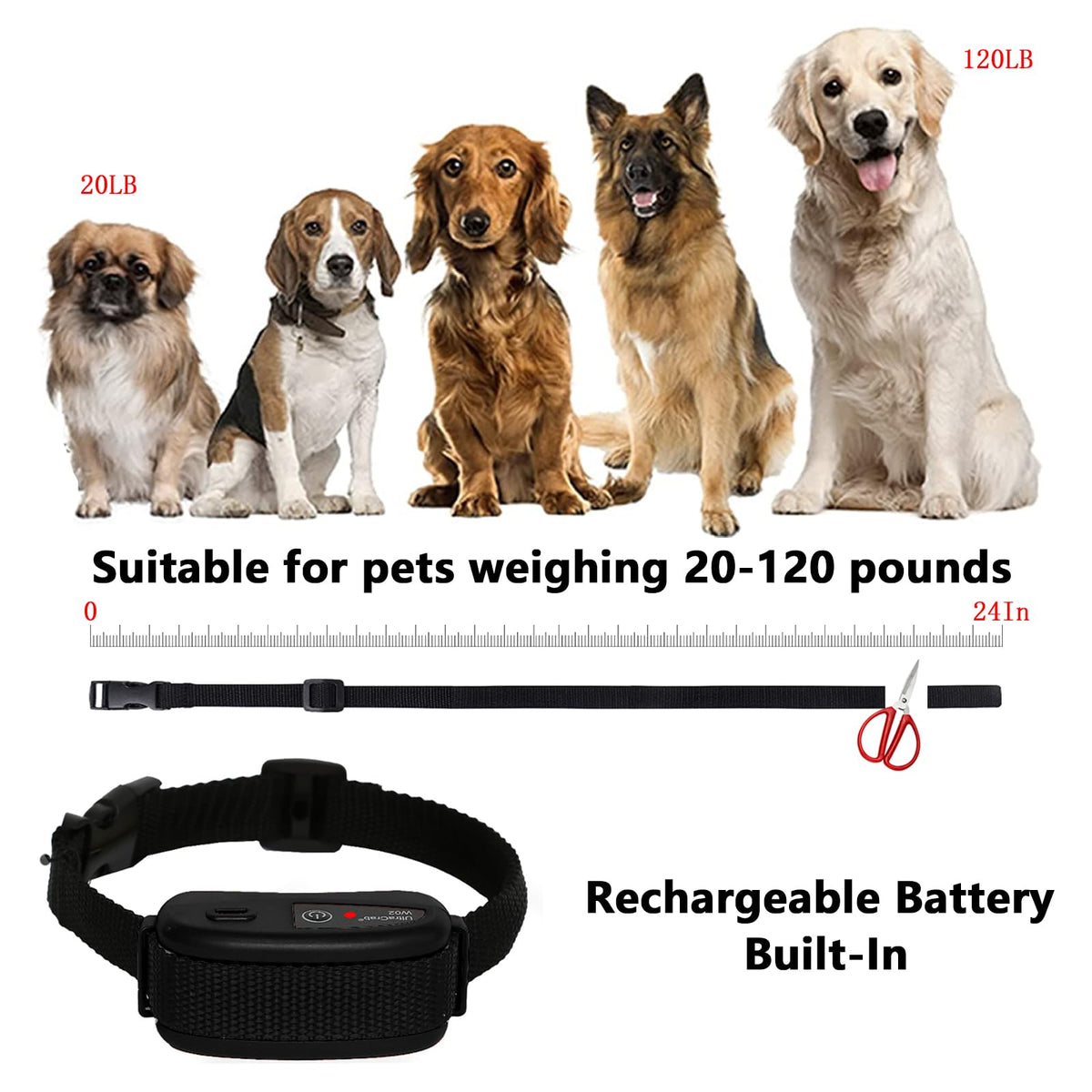 Wireless Indoor Electric Pet Barrier for 2 Dogs V688