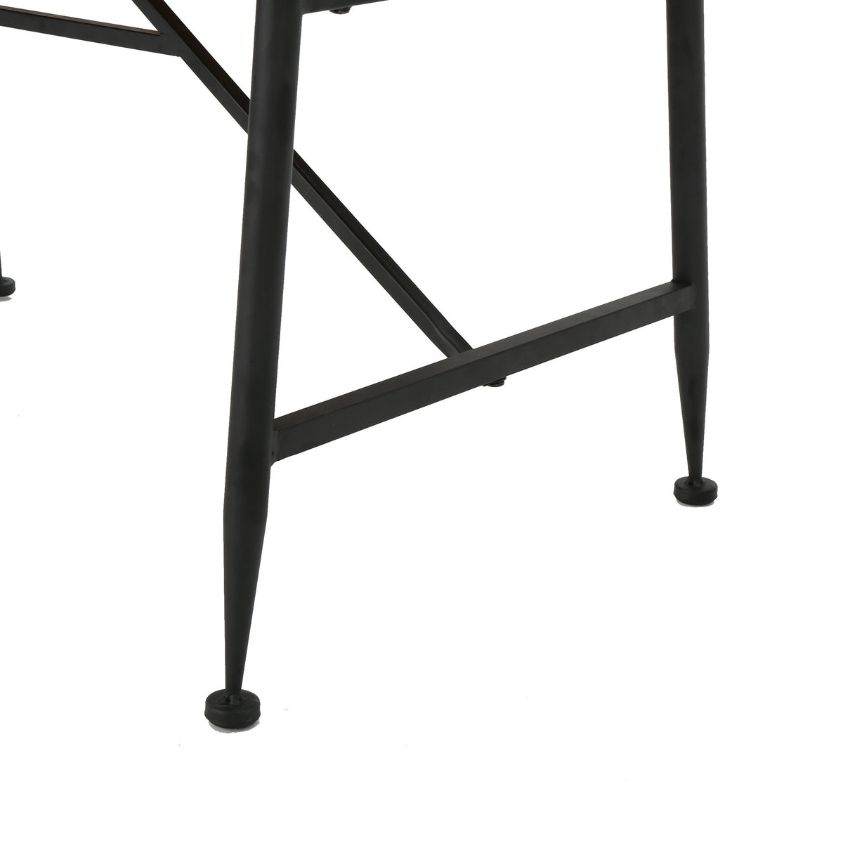 Acacia Wood Coffee Table with Iron Accents N735122
