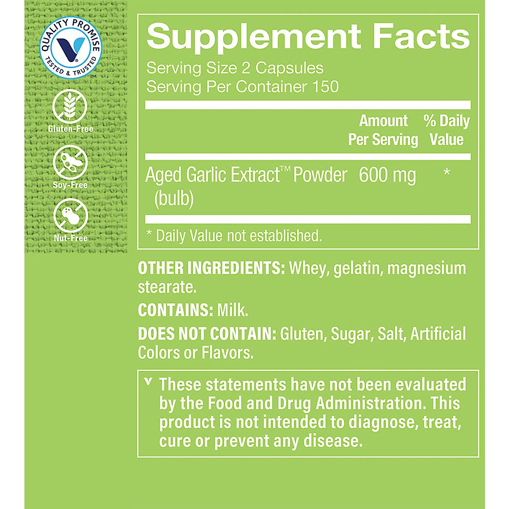 Garlic 600 MG 300 Capsules X698785