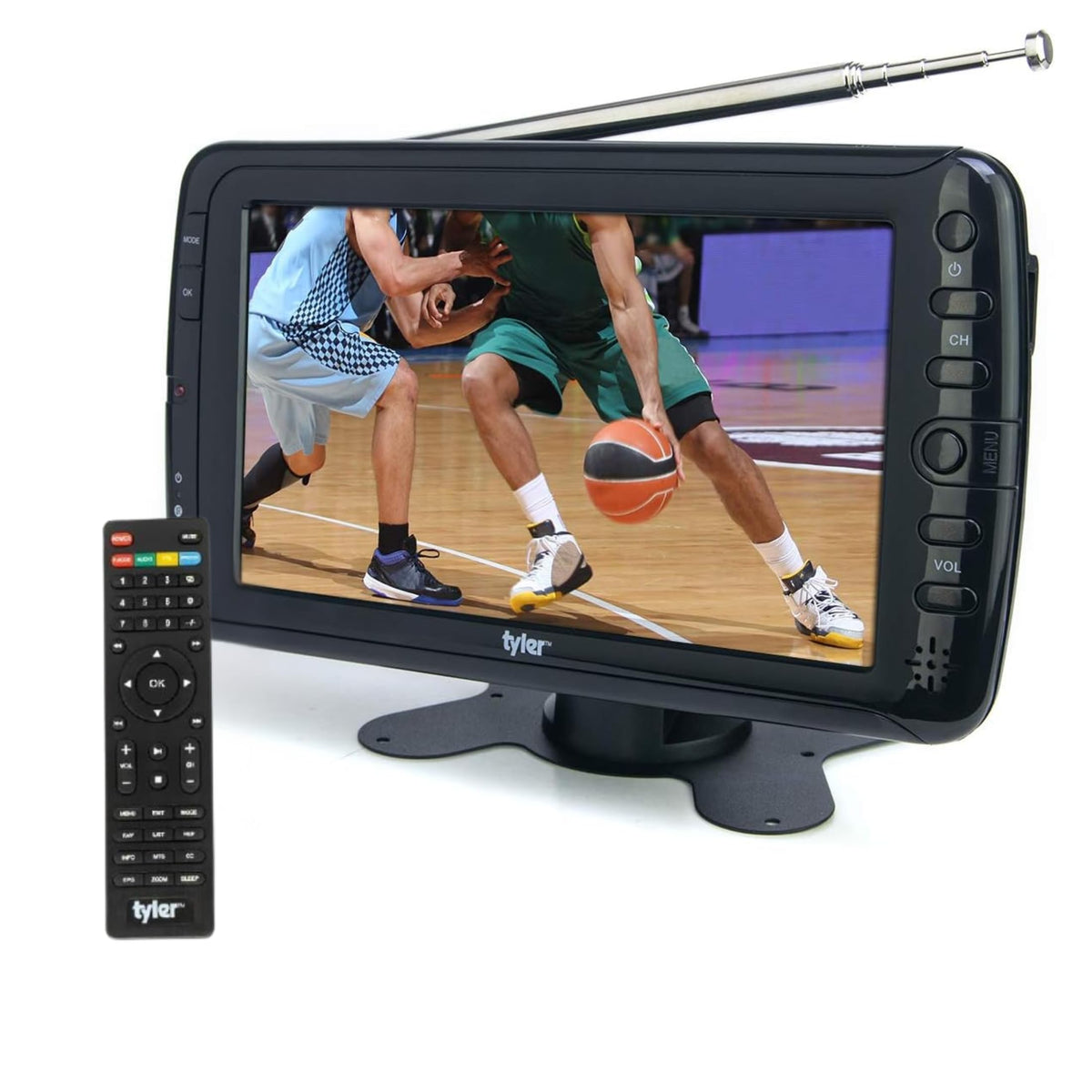 7" Portable LCD TV Rechargeable Battery HD-TV USB HDMI R2239