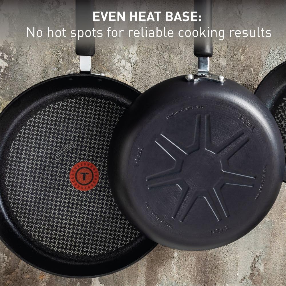Hard Anodized Nonstick Fry Pan Set, 2-Pack B779550