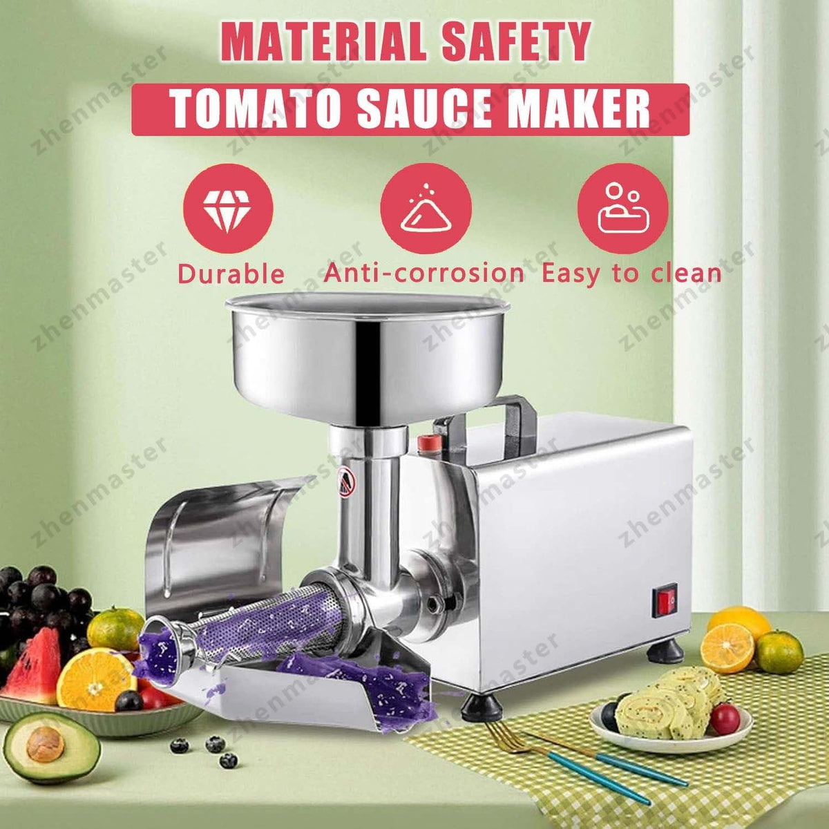 450W Stainless Steel Electric Juicer K7097