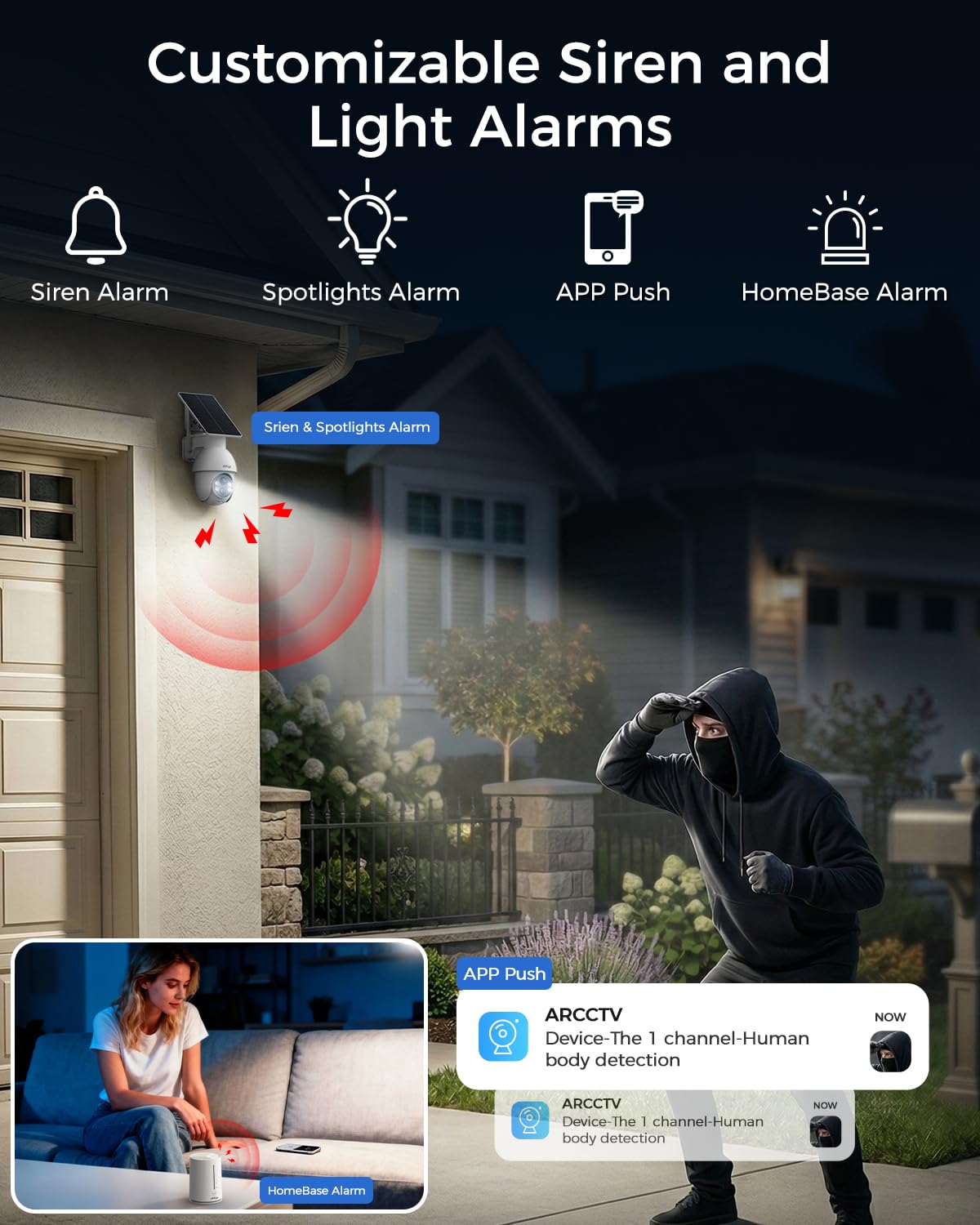 4MP Solar Camera Outdoor Wireless K992333