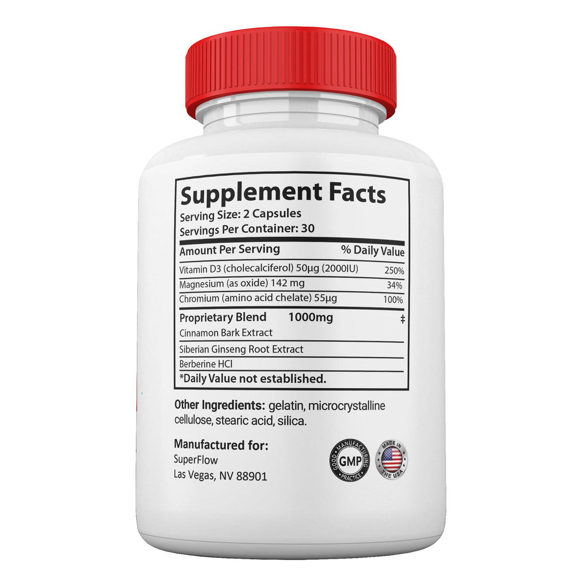 All Natural Supplement Capsules T734