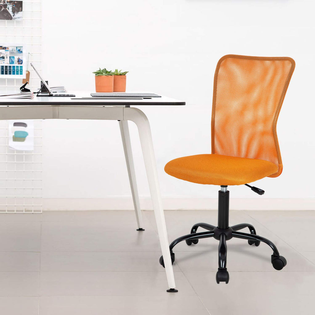 Orange Mesh Ergonomic Office Chair Z98804