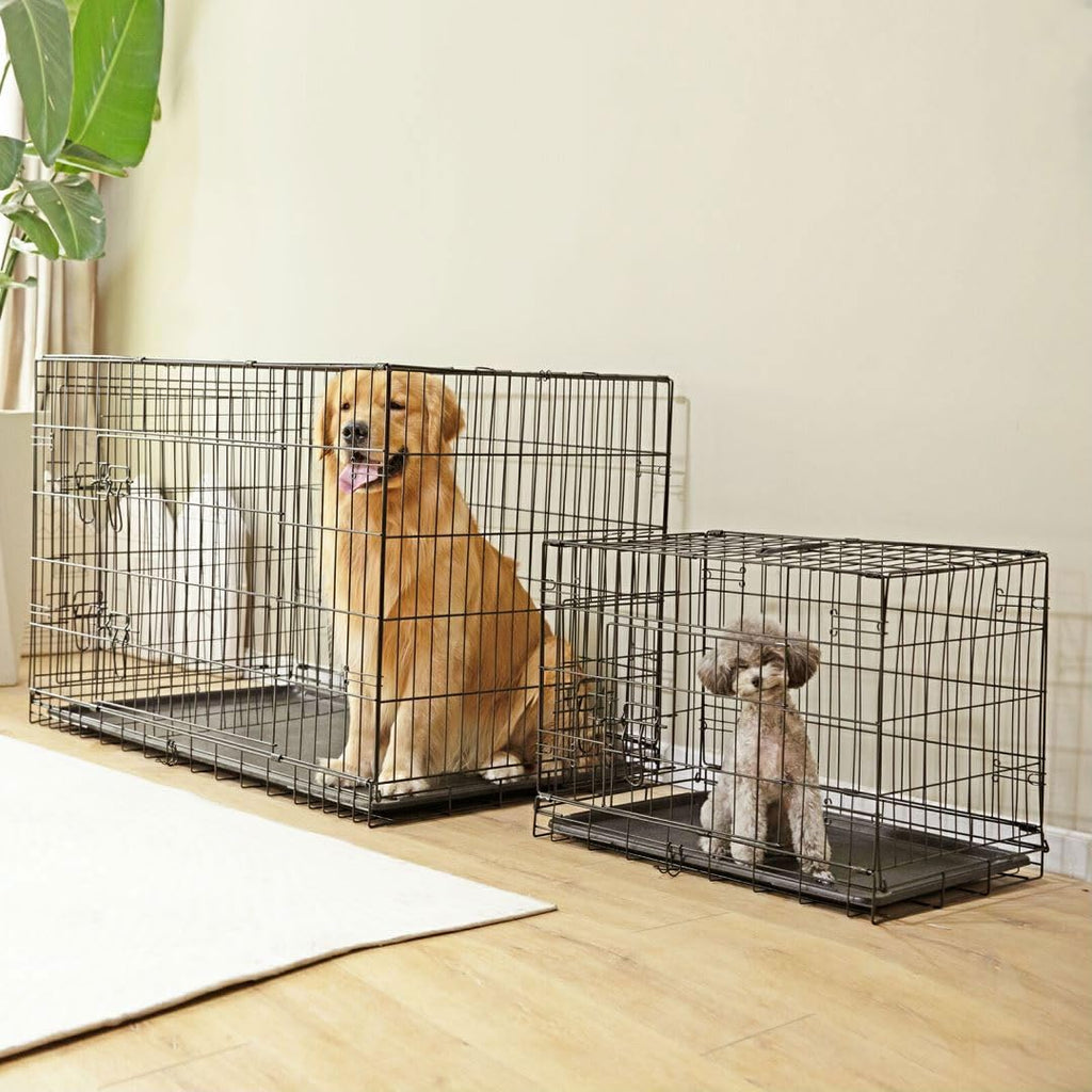 36 Inch Metal Dog Crate Kennel with Divider Panel U37810