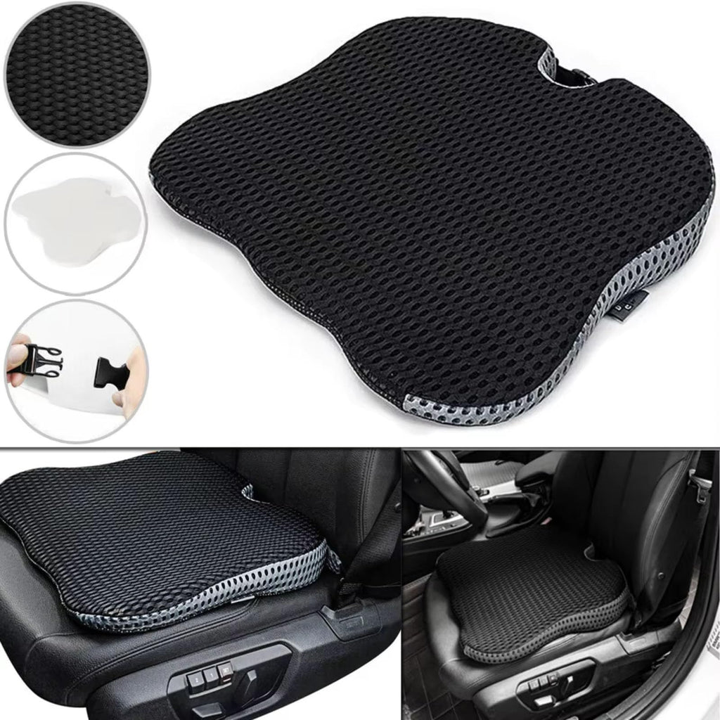 Black Memory Foam Car Seat Booster Cushion P5819