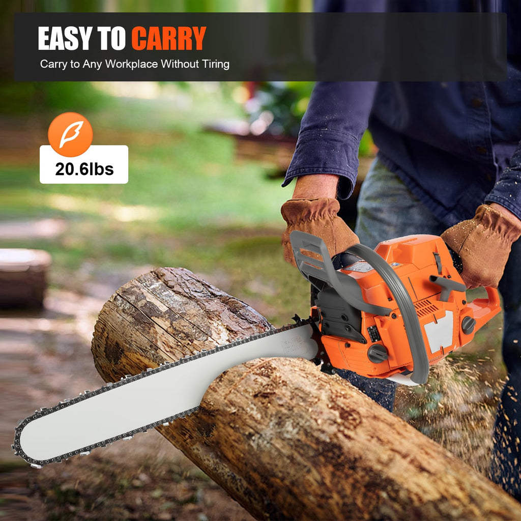24 Inch Gas Powered Chainsaw B9591