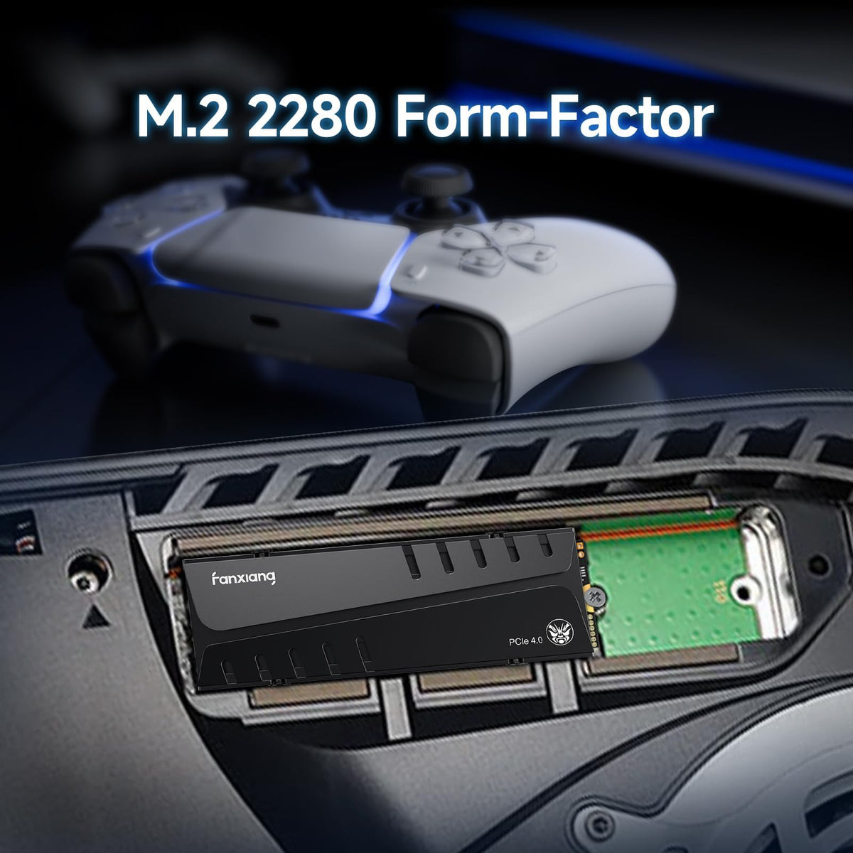 1TB NVMe M.2 SSD with Heatsink and DRAM H707126