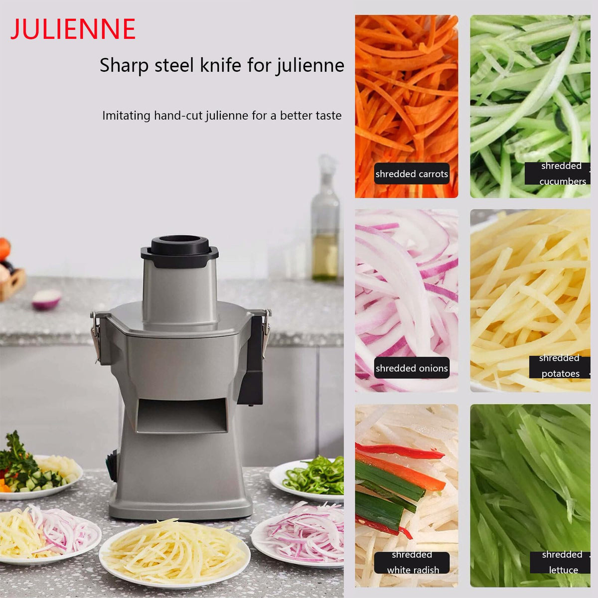 4 in 1 200W Electric Vegetable Slicer B840217