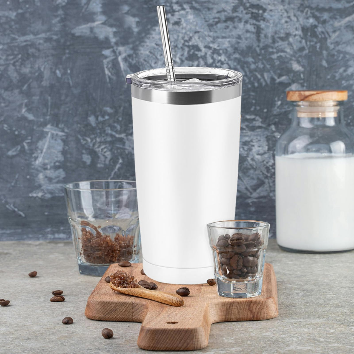 16 Pack Stainless Steel 20oz Insulated Tumbler E538