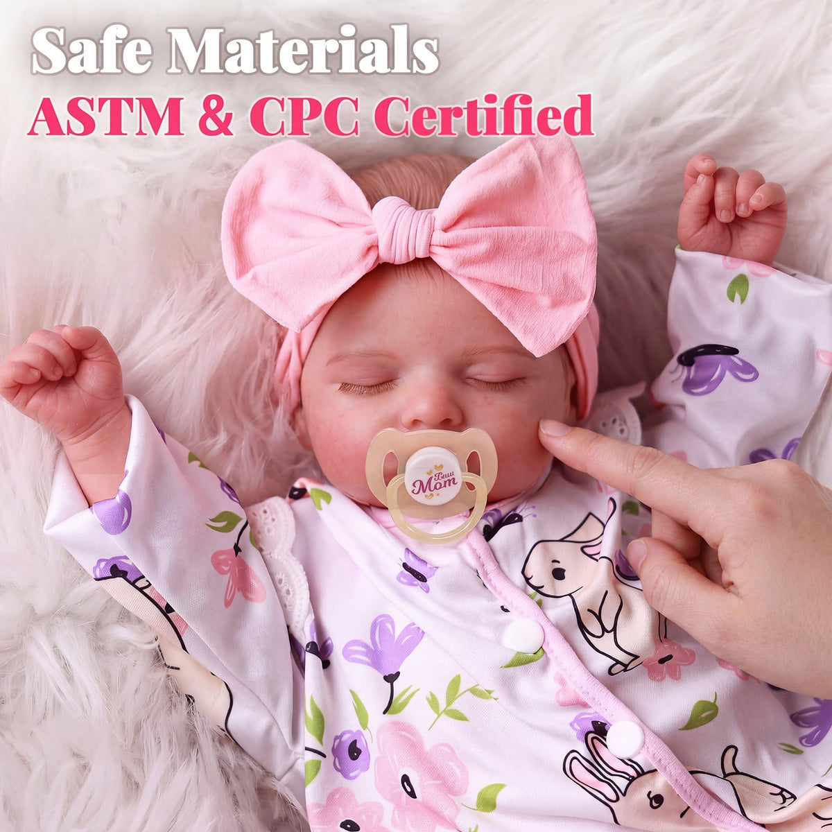 20 Inch Reborn Baby Dolls Girl with Play Set U256052