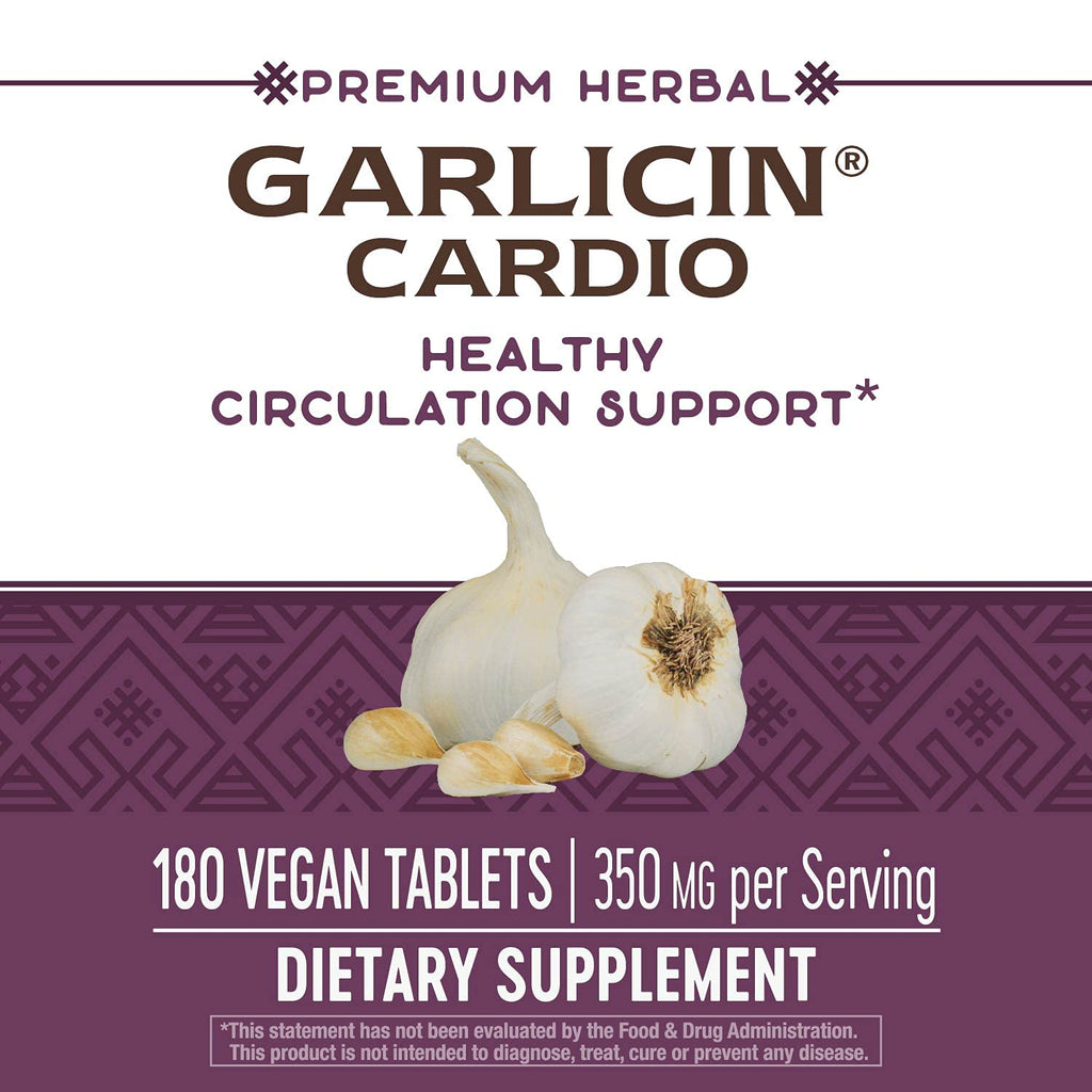 Odorless Garlic Tablets Vegan 180 ct C384